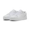Sneaker PUMA "RBD BREAK LOW", Gr. 45, puma weiß, cool light gray, puma schwarz, Leder, mehrfarbig, sportlich, Schuhe