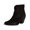 Stiefelette FELMINI "Felmini Stiefelette Veloursleder", Damen, Gr. 39, schwarz, Veloursleder, casual, Schuhe