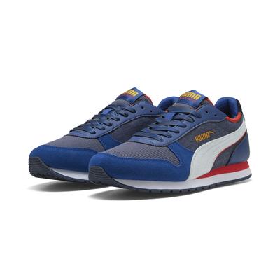 Sneaker PUMA "St Miler Retro Run Sneakers Erwachsene", Gr. 37.5, navy weiß clyde royal fierce rot blau, Obermaterial: Synthetik; Futter: Textil; Innensohle: Textil; Laufsohle: Gummi, Schuhe Image