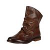 Stiefelette FELMINI "Felmini Stiefelette Leder", Damen, Gr. 41, braun (dunkelbraun), Leder, casual, Schuhe