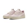 Sneaker PUMA "Carina 3.0 Luxe Sneakers Damen", Gr. 38, mauve mist jasmine flower pink, Obermaterial: Leder, Synthetik; Futter: Textil, Synthetik; Innensohle: Textil; Laufsohle: Gummi, Schuhe