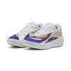Sneaker PUMA "All-Pro NITRO™ LA Basketballschuhe Erwachsene", Gr. 39, team violet pelé gelb lila, Obermaterial: Synthetik, Textil; Futter: Textil; Innensohle: Textil; Laufsohle: Gummi, Schuhe