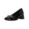 Slipper CLARKS "Nyta45 Court", Damen, Gr. 38, schwarz, Leder, elegant, Schuhe, mit durchdachten Details für Eleganz und Komfort