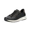 Sneaker ARA "Ara Sneaker Glattleder", Damen, Gr. 43, schwarz, Glattleder, casual, Schuhe