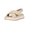 Sandale CLARKS "Tuscan", Damen, Gr. 38, weiß, Leder, Schuhe, mit besonders flexibler und leichter Sohle