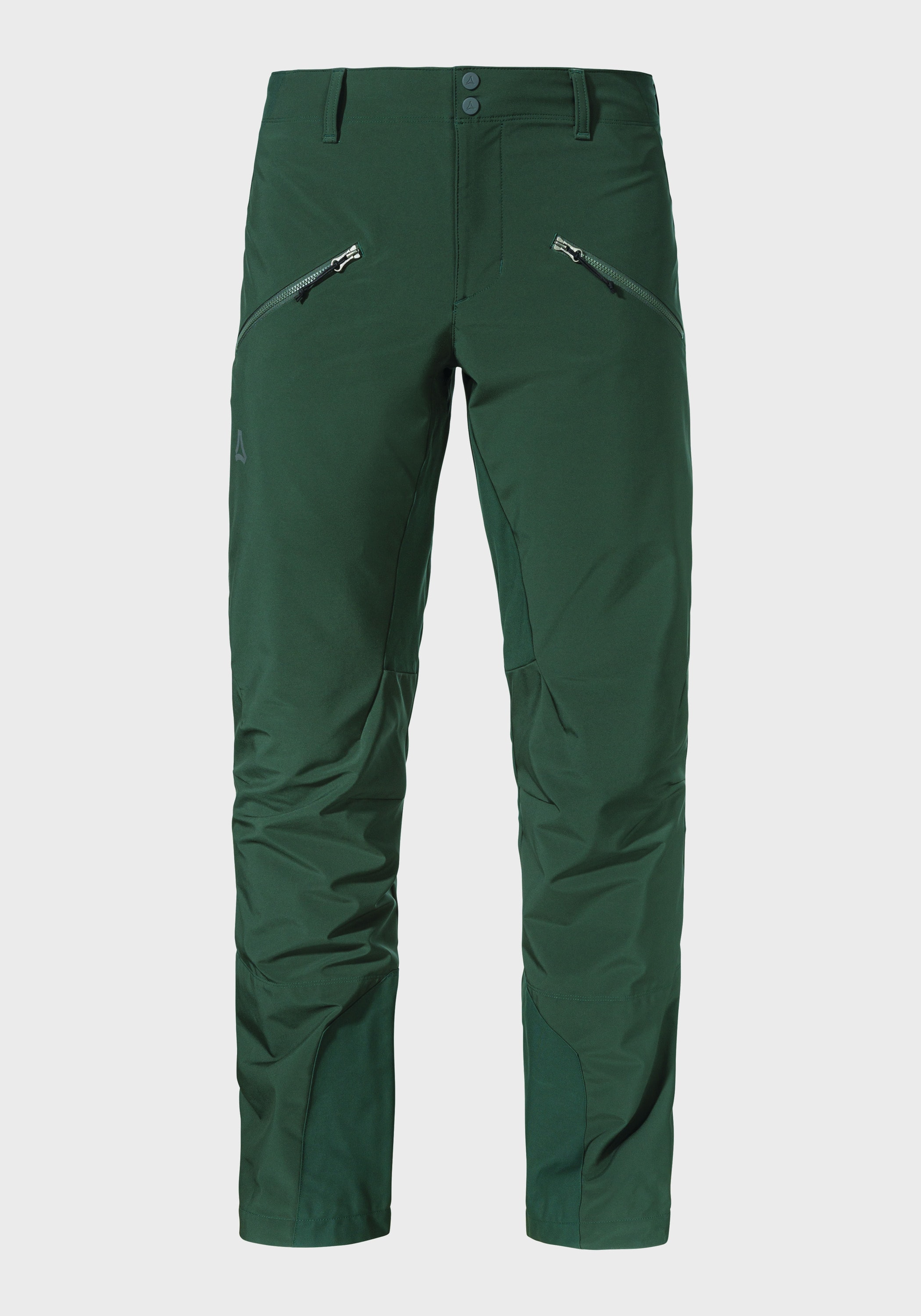 Outdoorhose SCHÖFFEL "Mountain Softshell Pt Style Milagle MNS", Herren, Gr. 56, Normalgrößen, grün (6965, grün), Oberstoff: Aussenseite: 92% Polyester, 8% Elasthan, Innenseite: 100% Polyester; (Membran: Thermoplastisches Polyurethan); Oberstoff...