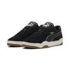 Sneaker PUMA "PUMA Tifosi Lux Sneakers Erwachsene", Gr. 39, schwarz warm weiß gum beige, Obermaterial: Synthetik, Kuhleder; Futter: Textil, Synthetik; Innensohle: Textil; Laufsohle: Gummi, Schuhe