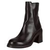 Stiefelette FELMINI "Felmini Stiefelette Leder", Damen, Gr. 39, schwarz, Leder, casual, Schuhe