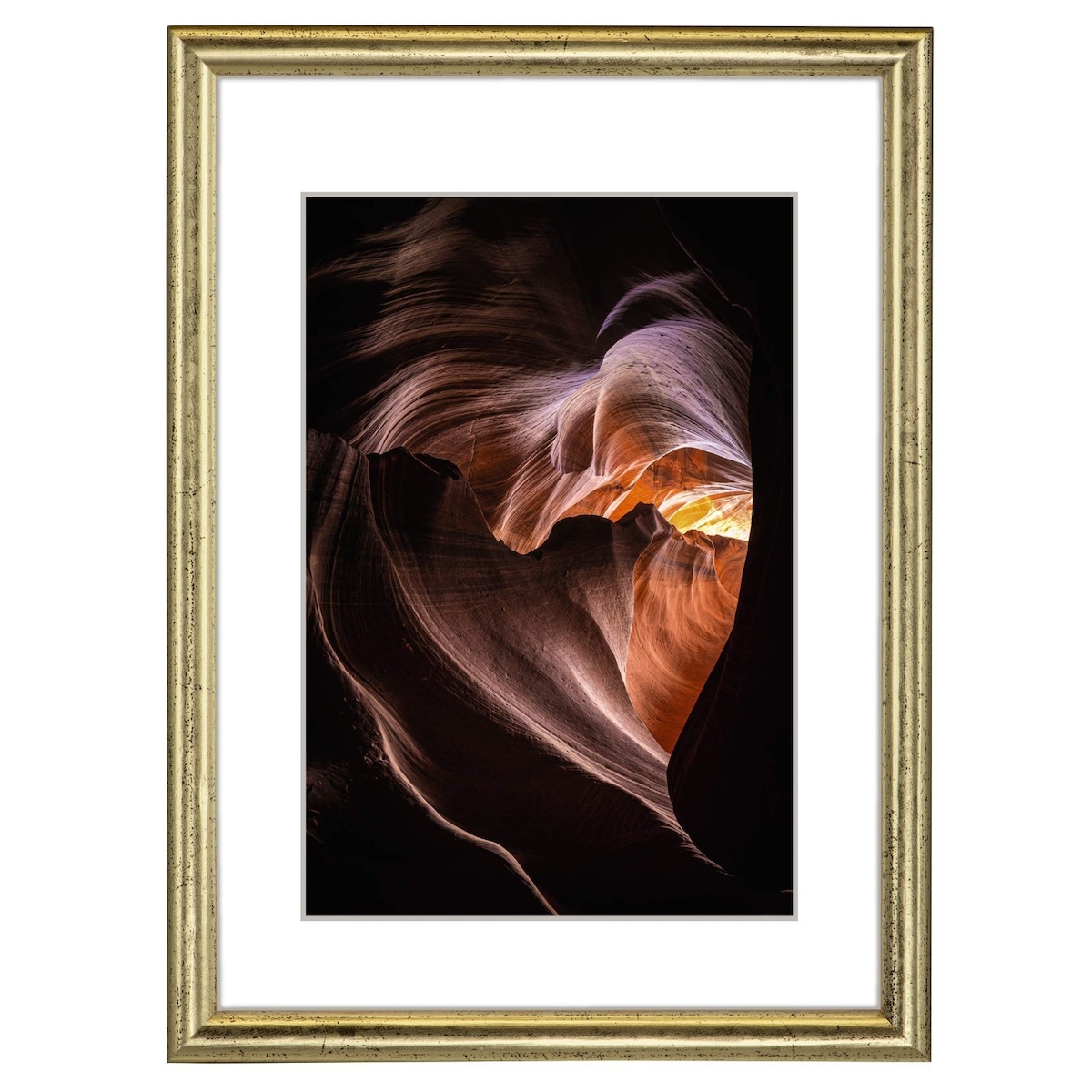 Hama Holz Bilderrahmen Phoenix 18x24cm Gold Image
