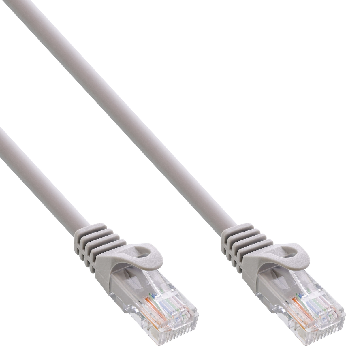 InLine® Patchkabel, U/UTP, Cat.5e, grau, 7,5m Image