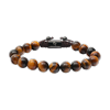 GT Collection Armband 'Single-Bead' brown Braun Herren