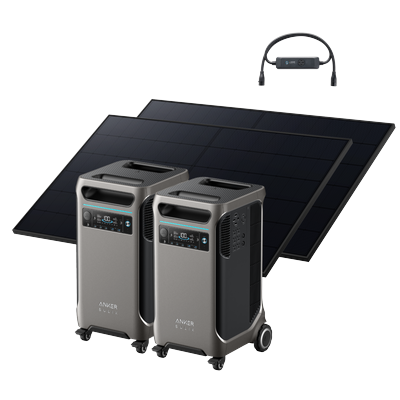 2Ã— Anker SOLIX F3800 + Double Power Hub + 2Ã— 410W Rigid Solar Panel