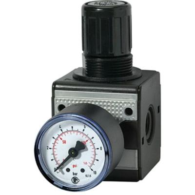 Riegler - gebraucht] Druckregler Multifunktionsregler Druckminderer Bg 1 g 1/4 0,5 10 Bar B-Ware Image