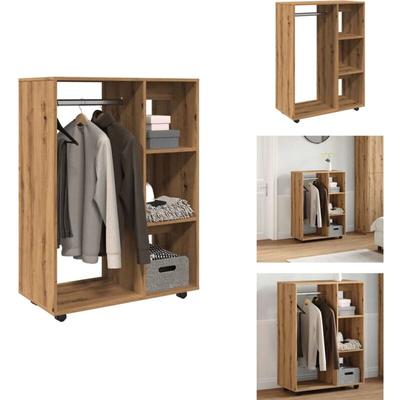 Kleiderständer Artisan-Eiche 80x40x110 cm Holzwerkstoff - Kleiderständer - Garderobe Image