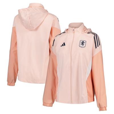 Aston Villa adidas Trainings-Allwetterjacke – Pink – Damen Image