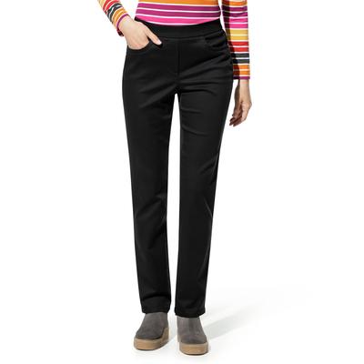 Walbusch Damen Thermo-Bügelfrei Cotton Hose Schwarz Image