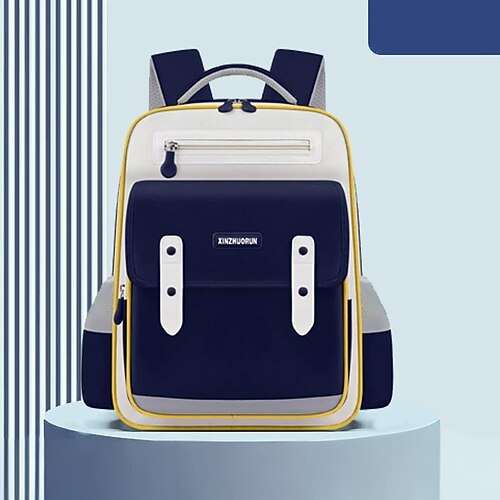 Zaino scolastico per bambini e bambine – zaino leggero e impermeabile per la scuola elementare con strisce riflettenti e numerose tasche, per il ritorno a scuola