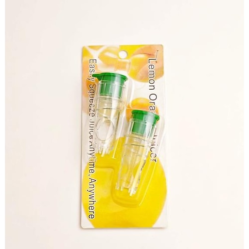 2 Stück Zitronenpresse, manuelle Zitruspresse für Zitronen und Orangen, robuste Handpresse, Entsafter, Küchenwerkzeug, einfach zu verwendendes Gerät zum Entsaften von Früchten Image