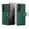Handy Hülle Handyhüllen Für Samsung Galaxy Z Fold 7 Z Fold 6 Z Fold 5 Z Fold 4 Z Fold 3 Rückseite Ringhalter Vollschutz Retro TPU PU-Leder