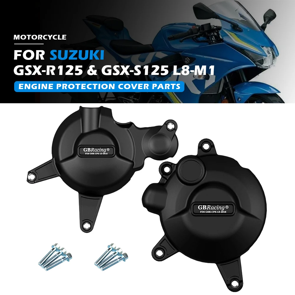 Hochwertige GB Racing Motorräder Motorabdeckung Schutzhülle für Suzuki GSX-S125 2018–2022, modifiziertes Zubehör Image