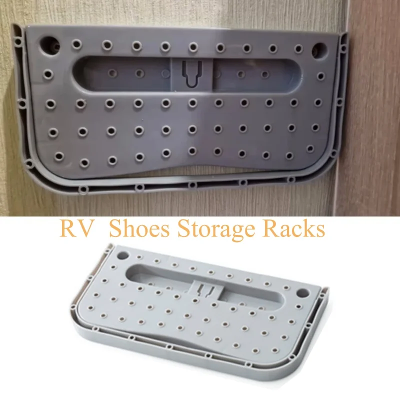1pc Kunststoff Einfache Schuh Rack Wand Hängen Und Einfügen Schuh Lagerung Für Wohnmobil RV Camper Van Caravans Hause büro
