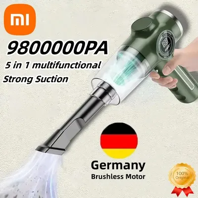 ξAO 9800000 PA Wireless Automobil Handstaubsauger Nass Trocken Dual-Use High Power Elektrogerät Reiniger Auto Hause Image