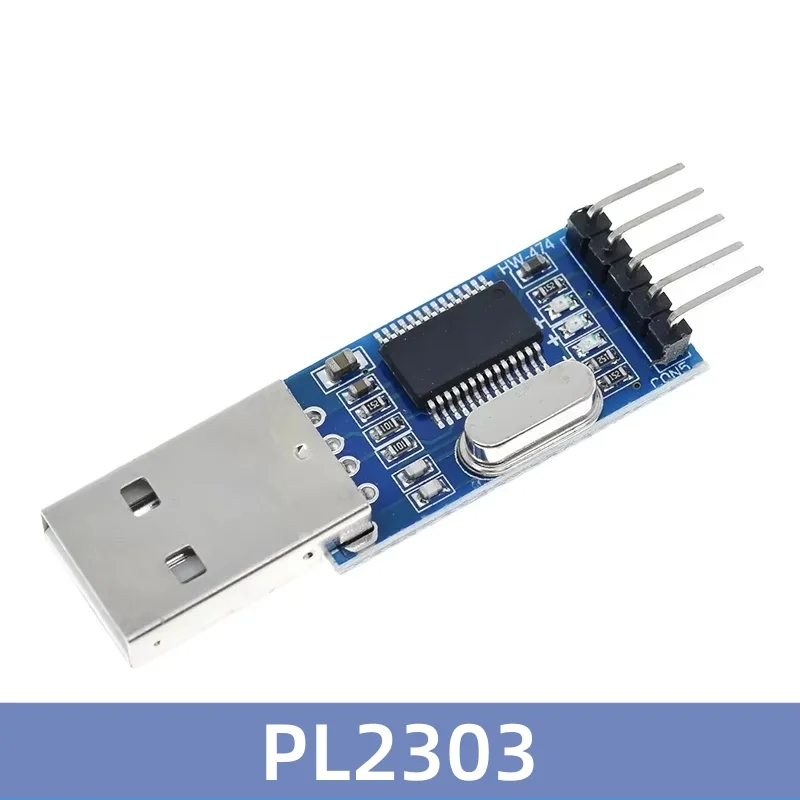 PL2303 USB Zu RS232 TTL Konverter Adapter Modul DC 3,3 V 5 V PL2303HX STC Mikrocontroller Pinsel Maschine Bord 1/2 stücke Image
