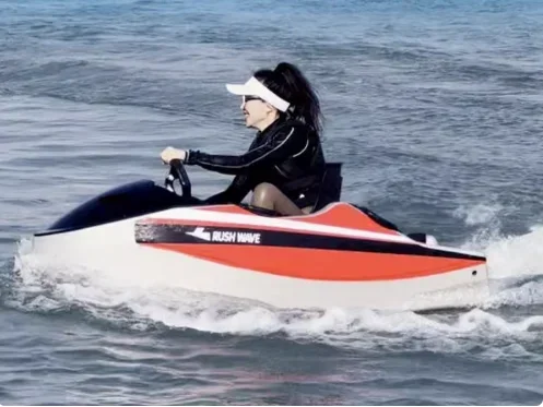 RUSH WAVE Outdoor Camping Unterhaltung Freizeit Elektro Mini Sping Jet Elektroboot Wasser Kart Boot Image