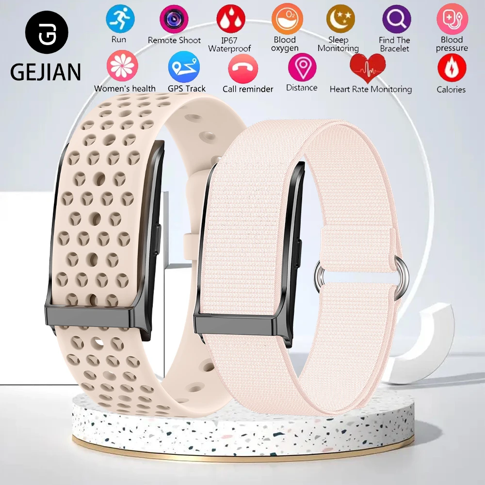 GEJIAN 2025, neue Smartwatch mit mehreren Sportmodi, Herzfrequenz, Anruf, Nachricht, Erinnerungen, Fernbedienung, Fotografie, Smartwatch Image