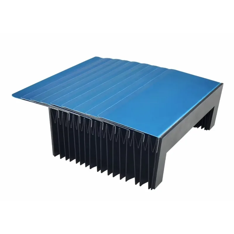 Gepanzerter Akkordeonschutz aus Edelstahl, CNC-Faltenbalgabdeckung, Lmax = 500 mm, Feuerbeständigkeit Image