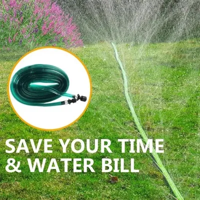 7m -15m Sprinkler Soaking Pipe Drip Irrigation Sprinkler Kit Garden Lawn Irrigation Spray Pipe Garden Lawn Irrigation System