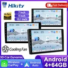Hikity Qualcomm 8Core Autoradio Universale 7 ''/9''/10.1'' Lettore multimediale 4 + 64G Carplay Android Auto GPS WIFI RDS USB Car Audio