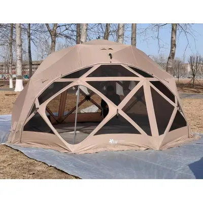 Octagonal spherical tent spot spring cold and windproof fishing camping tent easy to carry camping multi-person tent
