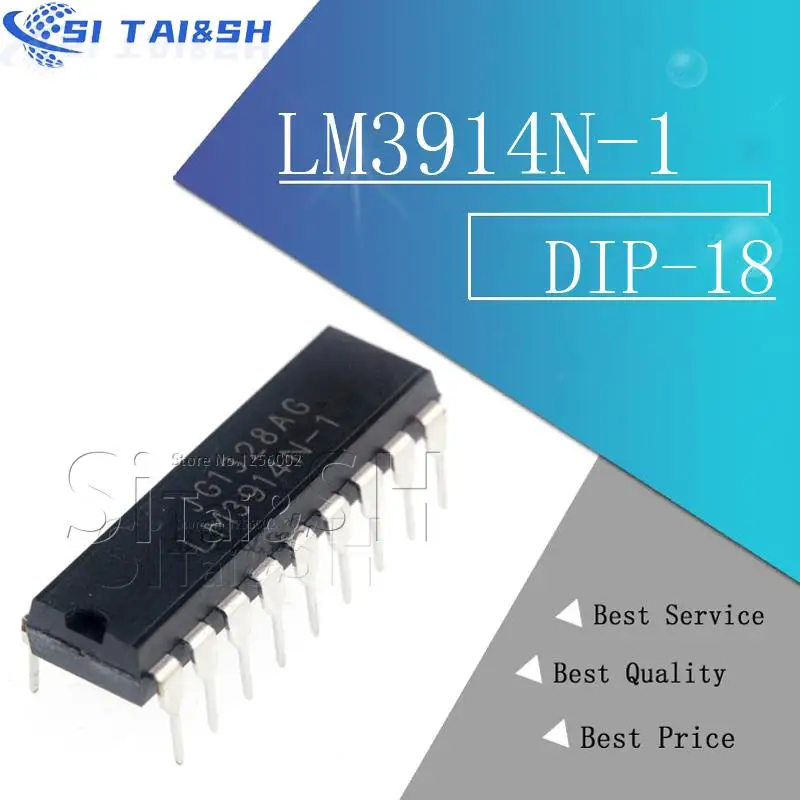 5pcs LM3914N-1 LM3915N-1 LM3916N-1 dip lm3914n lm3915n lm3916 neu und original ic Image