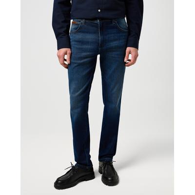 Slim-fit-Jeans WRANGLER "Texas Slim", Herren, Gr. 40, Länge 34, beige (fog), Denim/Jeans, Obermaterial: 56% Baumwolle, 25% Polyester, 13% Lyocell, 5% Elastomultiester, 1% sonstige Fasern, casual, slim fit lang, Jeans Image