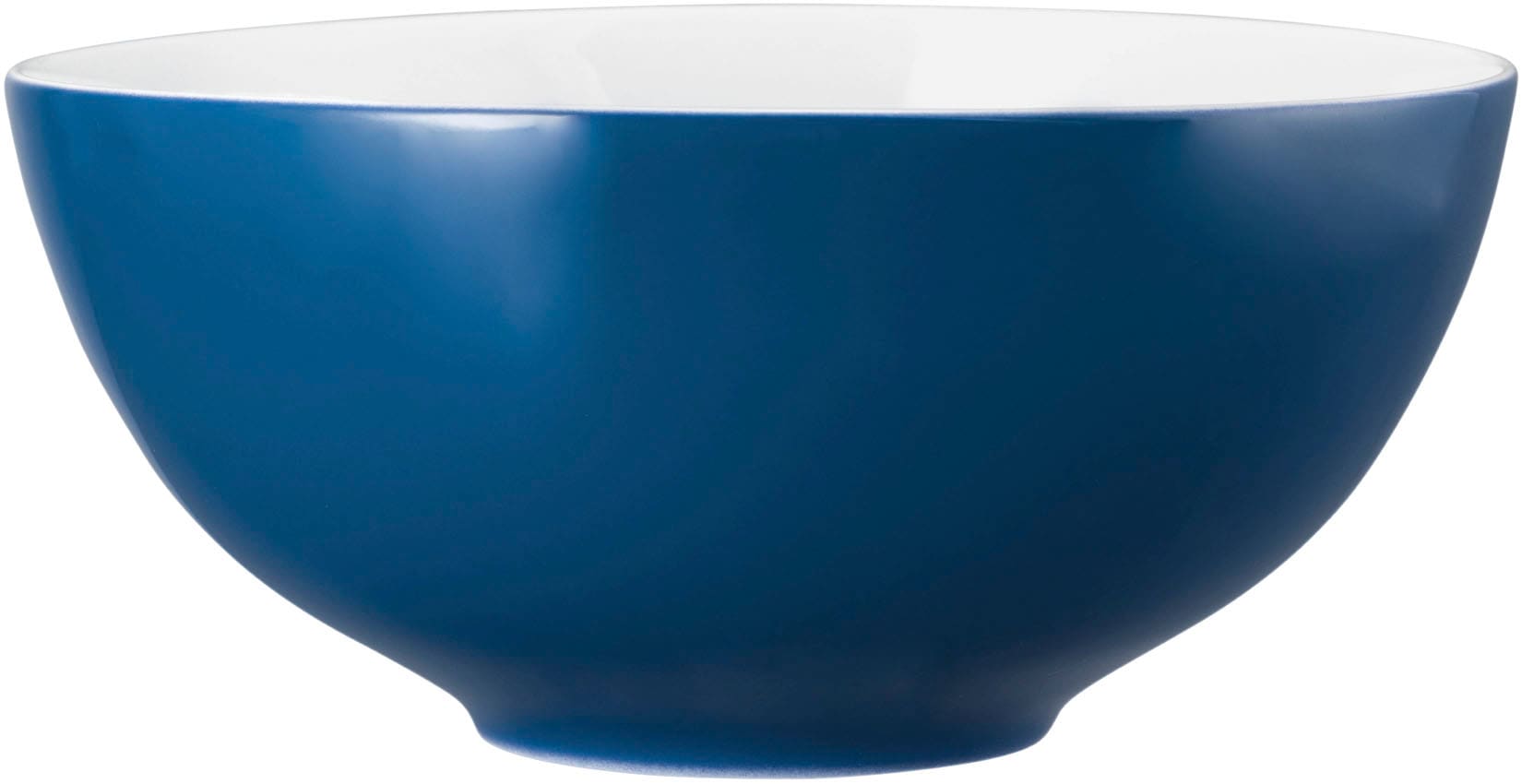 Schüssel SELTMANN WEIDEN "Life Fashion", weiß (weiß, classic blau), B:21,2cm H:9,7cm L:21,2cm T:21,2cm Ø:21,2cm, Porzellan, Schüsseln, Schale rund, 21 cm