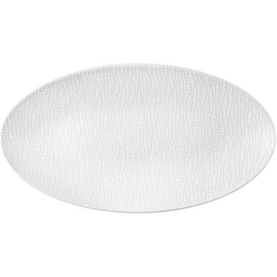 Servierplatte SELTMANN WEIDEN "Life Fashion", luxury weiß, B:17,90cm H:2,50cm L:32,90cm T:17,90cm, Porzellan, Servierplatten, Platte oval Image