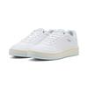 Sneaker PUMA "Court Classy Sneakers Damen", Gr. 37.5, weiß sea glass silber blau metallic, Obermaterial: Synthetik; Futter: Textil; Innensohle: Textil; Laufsohle: Gummi, Schuhe