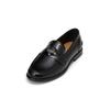 Loafer MARC O'POLO "aus Lackleder mit Münze", Damen, Gr. 41, schwarz, Obermaterial: 100% Leder (Rind), unifarben, Schuhe