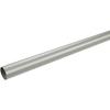 Gardinenrohr LIEDECO Gr. 3, silber (silberfarben, matt), L:200cm Ø:2cm, Gardinenstangenhalterungen, 1-läufig im Fixmaß Ø 20 mm
