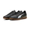 Fußballschuh PUMA "VITORIA II IT", Gr. 45, schwarz-weiß (puma schwarz, puma weiß), Synthetik, sportlich, Schuhe, für Halle und Straße