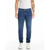 Slim-fit-Jeans REPLAY "Anbass", Herren, Gr. 31, Länge 32, blau (dunkelblau), Denim/Jeans, Obermaterial: 90% Baumwolle, 8% Polyester, 2% Elasthan, casual, slim fit, Jeans