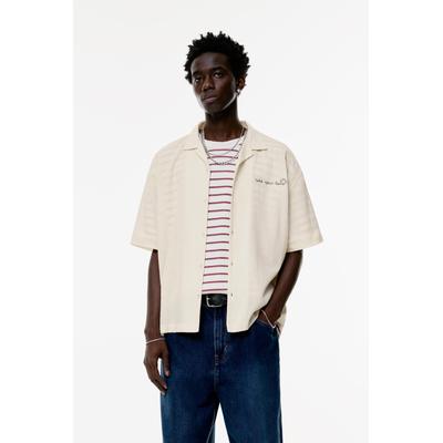 Short Sleeve Shirt With Slogan