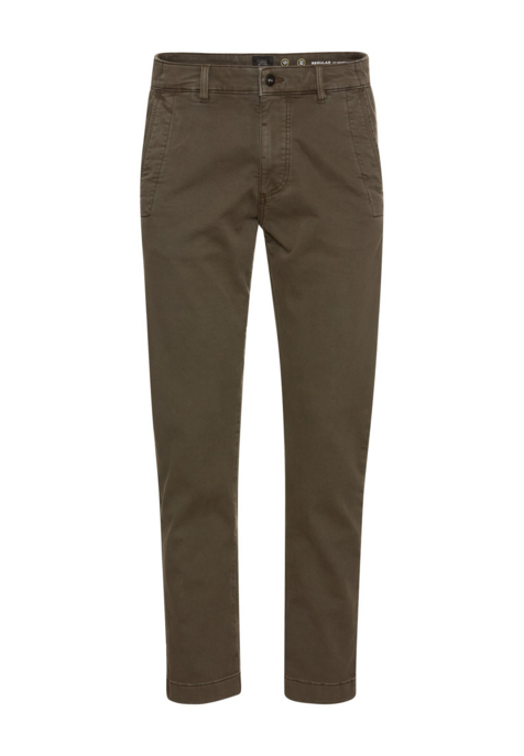 camel active Chino Gr. 38-32 in braun | Außenstoff: 84% Baumwolle