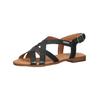 Riemchensandale PIKOLINOS "PIKOLINOS Sandalen Leder", Damen, Gr. 36, schwarz, Leder, casual, Schuhe