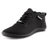 Barfußschuh LEGUANO "Galaxo", Damen, Gr. 48, schwarz, Textil, sportlich, Schuhe, Komfortschuh, Flats, Schnürschuh mit spezieller Halbkugel-Laufsohle