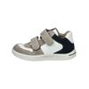 Lauflernschuh PEPINO "Pepino Halbschuhe Leder", Kinder, Gr. 26, grau (weiß, grau), Leder, casual, Schuhe