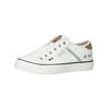 Sneaker MUSTANG SHOES "Mustang Shoes Slipper Lederimitat/Textil", Damen, Gr. 41, weiß, Lederimitat, Textil, casual, Schuhe