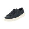 Sneaker CLARKS "Clarks Sneaker Leder", Herren, Gr. 43, blau (navy), Leder, casual, Schuhe