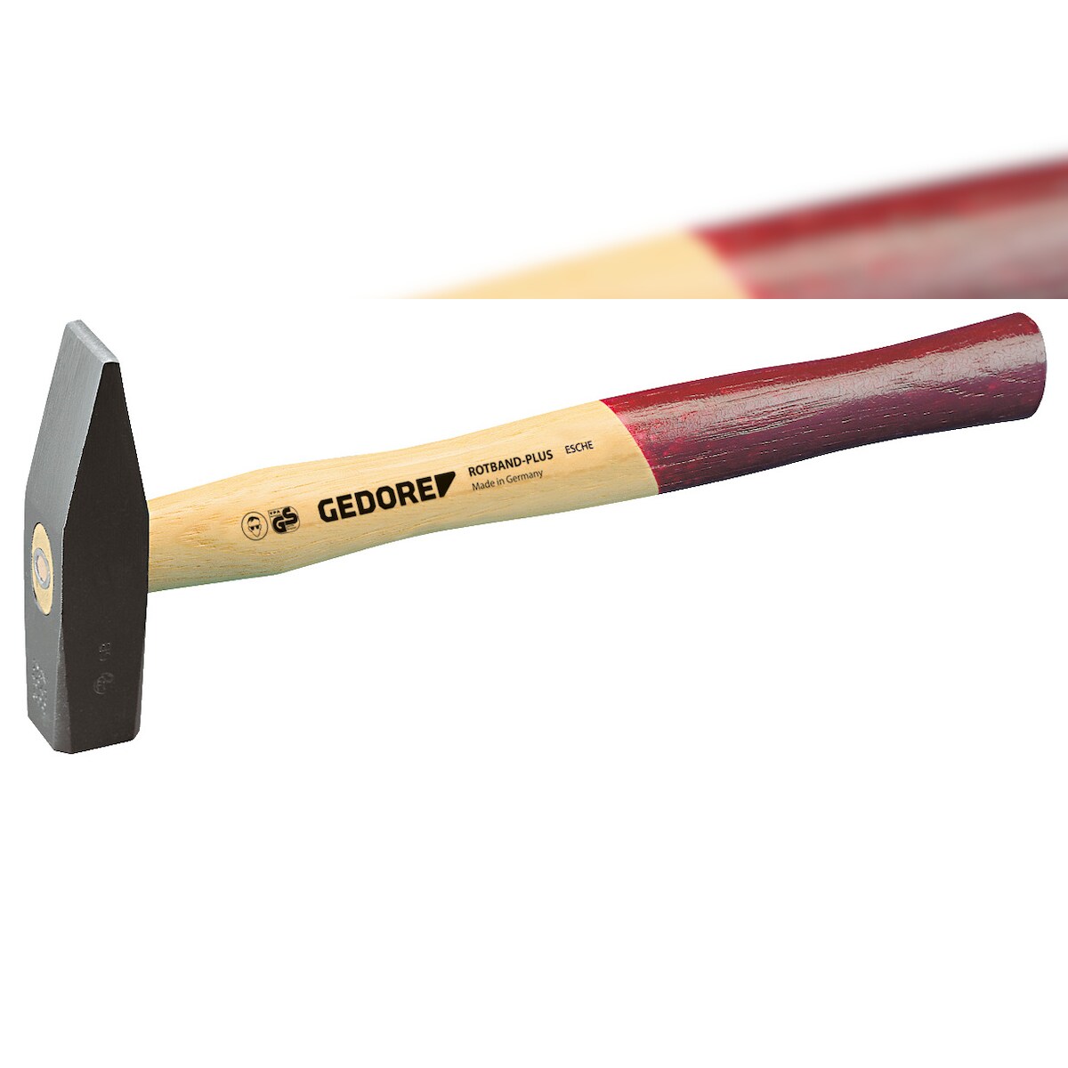 GEDORE Schlosserhammer mit Eschenstiel, 500 g, 4 E-500 Image